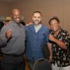 Class of 2011 Tyrone Booze, FBHOF artist Arcadio Castro and Neil Armstrong