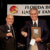 Larry Suroweicki accepting award for his father Fighter Steve Carr