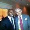 FBHOF Inductee Howard Davis Jr. with Hall of Famer and FBHOF Vice-President Steve Canton