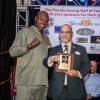 Class of 2013 Ezra Sellers with FBHOF President Butch Flansburg